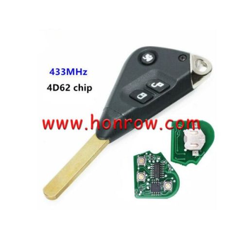 For Subaru 3 Button remote key with 433MHz 4D62 chip