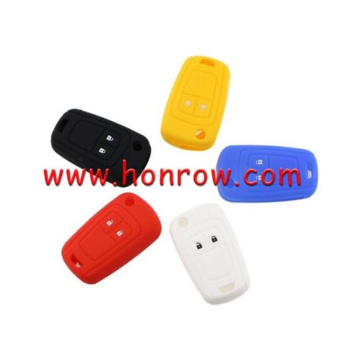 For Opel 2 button silicon case (black,blue ,red. Please choose the color)