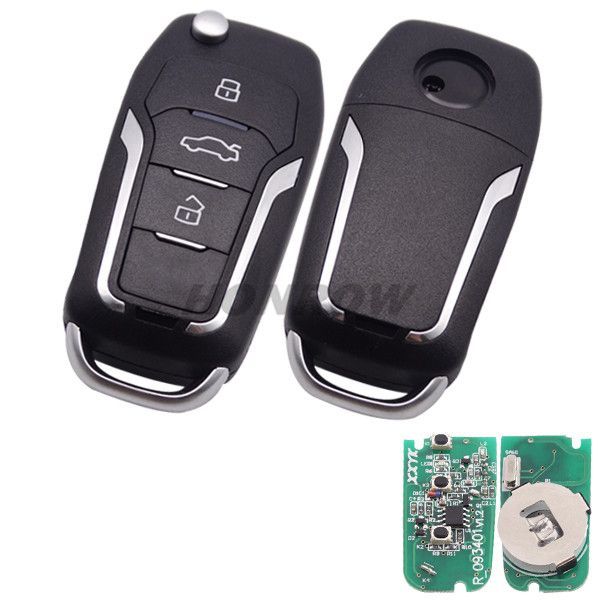 For Fo style face to face remote 3 button with 315mhz / 434mhz, please choose the frequency