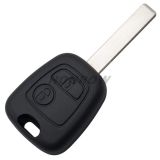 For Peugeot 2 button remote key with 407 blade 433Mhz PCF7961 Chip