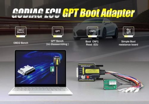 GODIAG ECU GPT Boot AD Programming Adapter Used with J2534 Devices Easy and Convenient