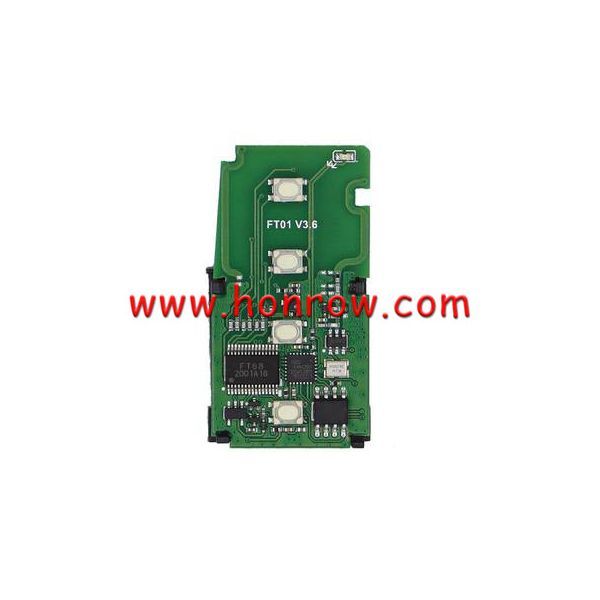 For Toy  smart key PCB 0020A 314/315MHz Toyota Key PCB For Europe Frequency:314/315MHz Transponder ID:TMS37200 Page 1:88