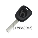 Peu transponder key with 407 key blade with 7936 ( ID46) Chip