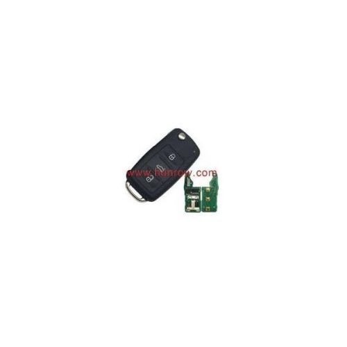 For Original VW 2 button remote key with 433mhz & ID48 glass chip 5KO959753AB
