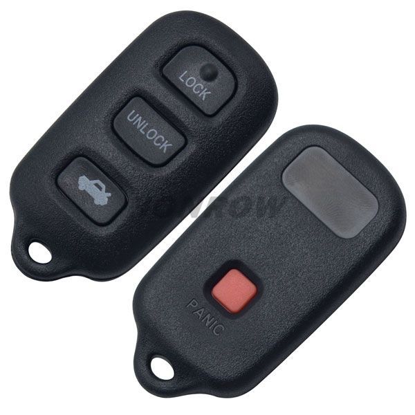 For To 3+1 button key blank (the panic button is round)