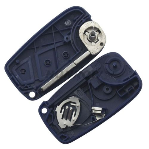 For Fi 2 button remtoe key blank with special battery clamp Blue color