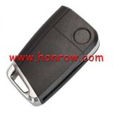 For VW keyless MQB platform  3 button flip remote key  with ID48 chip-434mhz used for T-Cross, etc