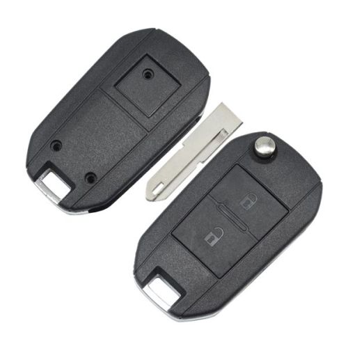 For Peu 2 button key blank with NE73 Blade (206 key blade 53#)