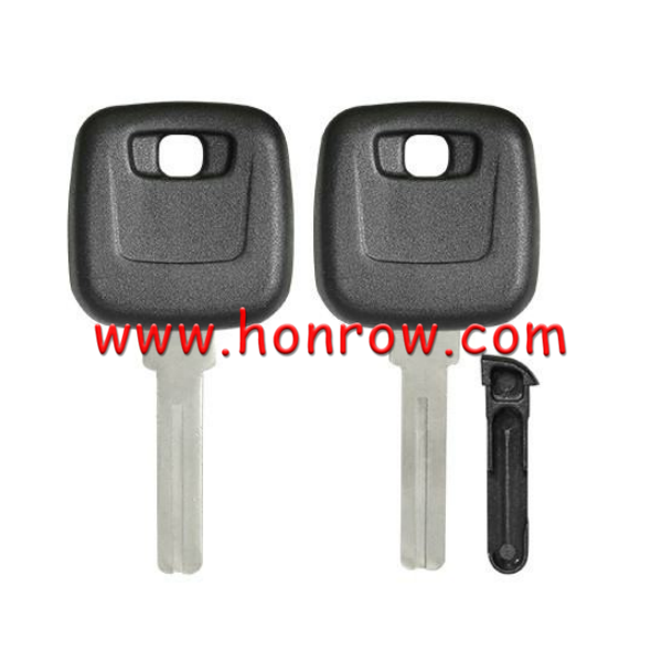 For Volvo transponder key blank Without Logo can put TPX long chip