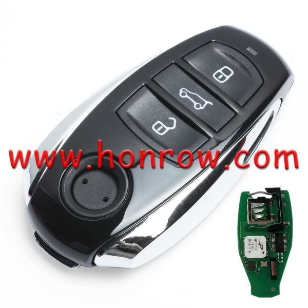 For VW Touareg 3 button  keyless go smart key remote key with PCF7945AC CHIP and 433MHZ PN:7P6959754AE