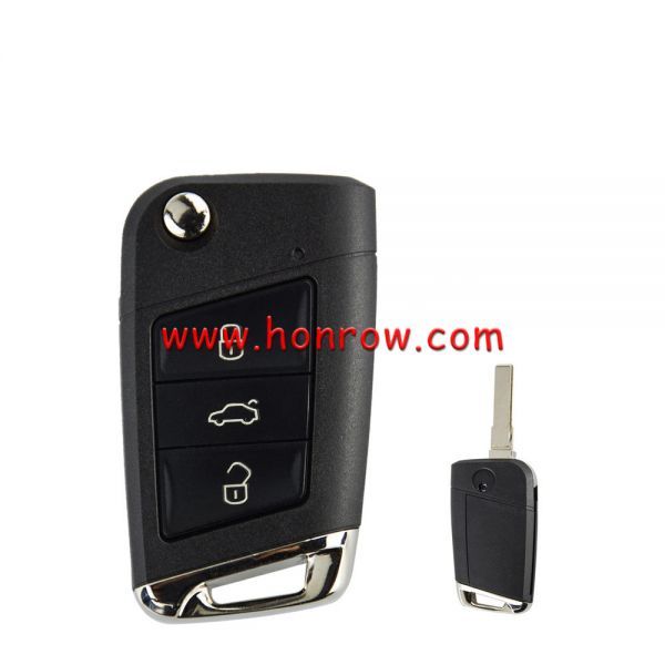 For Original VW 3 Button Flip Remote key -433Mhz 5G0959753BA 5G0959753BB 5G6959752 AG