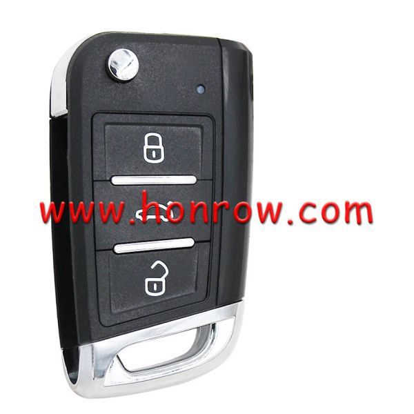 KEYDIY MQB 3 button remote key shell without key blade