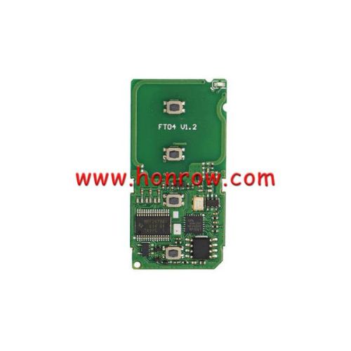 For hot sale Toy Smart Key PCB 0010D For Lexus IS 2014 GCC 433MHz Frequency:433MHz Transponder ID:TMS37200 Page 1:A8 P4(00 00 A8 A8)