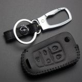 For Buick 4+1 button key cowhide leather case used for new Lacrosse,new Regal with key ring.