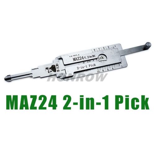 Original Lishi for Mazda MAZ24R 2 in 1 lock pick and decoder combination tool with best quality