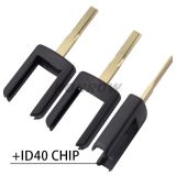 For Op HU43 key blade  ID40 Chip