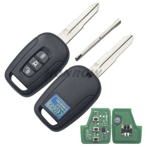 For Chevrolet 3 button remote key with 434mhz
