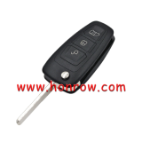 For Original Ford 3 Button remote key PCB board  with 433.92Mhz FSK ID63 80bit Chip  BK2T-15K601-AA/AB/AC A2C53435329 Original PCB+Aftermarket key shell