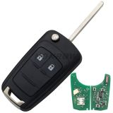 For Bu 2 button remote key with 433Mhz  ID46 PCF7937E (PCF 7941E) Chip