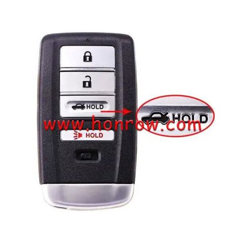 For Ac  3+1 button remote Key blank