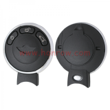 For BMW MINI 3 Button remote key blank ,the battery place on the back