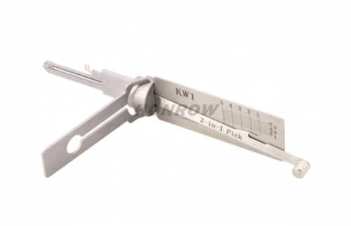 For Original Lishi KW1 2 in 1 decode and lockpick ,Kwikset KW1 5 pins. Residential 2in1 tool