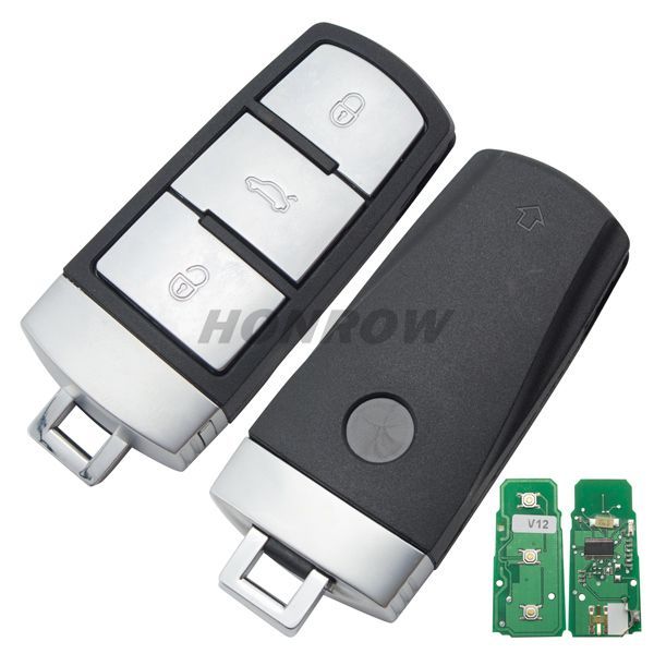 For VW Magotan 3  button remote key with ID48 chip before 2010 year 433Mhz 3C0959752BA