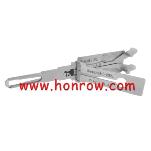 Lishi Tool Kawasaki-2021 2 In 1  lock pick and decoder genuine used for Kawasaki motorbike