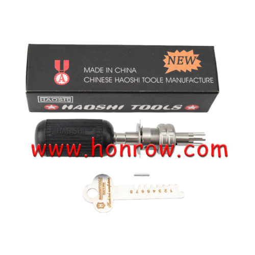 HAOSHI tubular locksmith tools 10 pins lock pick opener key tubular machines TPXA-10
