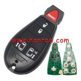 For Chrysler 4+1 button remote key with  315Mhz ID46 PCF7941 Chip FCCID:M3N5WY783X