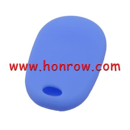 For Toyota 3+1 button silicon case Blue Color (MOQ:50pcs)