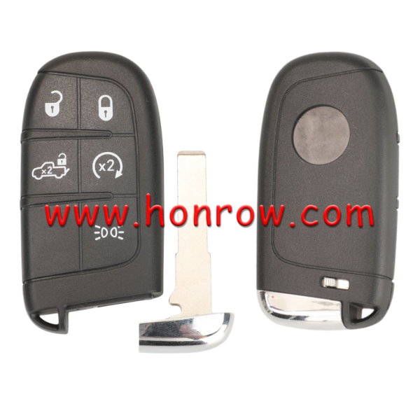 For Fiat 5 button remote key shell with SIP22 Blade