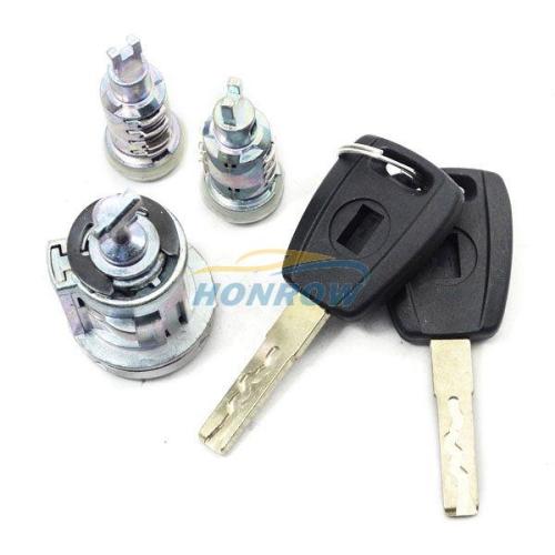 For Fiat full set lock (indules ignition  lock,left door lock,right door lock)