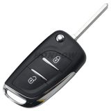 For Cit 2 button modified flip remote key blank with VA2 307 Blade -- With battery place (No Logo)