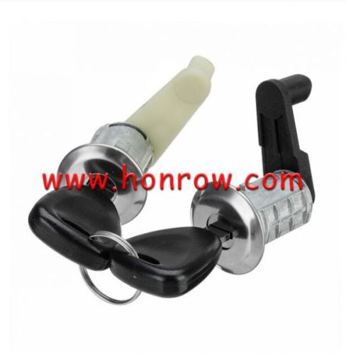 For Renault  Left+Right Car Door Lock Barrel Cylinder w/2 Key OE 7701468981 7701468982