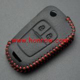 For Chevrolet 2 button key cowhide leather case.