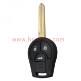 For Nissan 3 button remote key with 433mhz PCF7961A HITAG 2 46 chip FCCID:TWB1G766