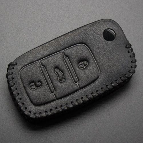 For VW 3 button key cowhide leather case for PASSAT,for LAVIDA, for polo,for SAGITAR.,for GranLavida, for Golf6,for Santana,for Superb, for Yeti,for Touran,for Cross for Lavida,  08-12 for Bora, for J