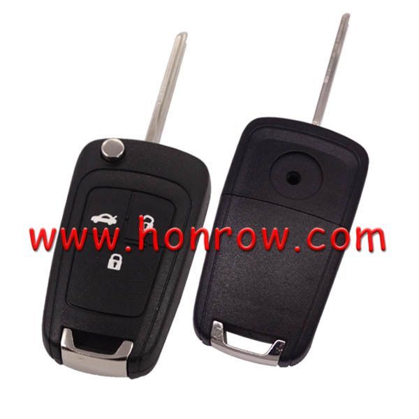 For  Chev 3 button remote key shell with left blade