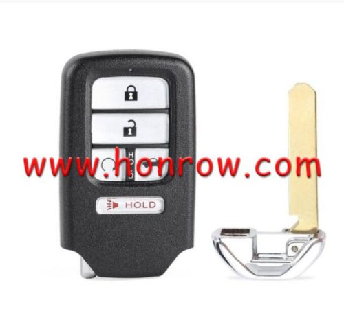 For Honda 4+1 button smart remote key with 433.92MHZFSK  NCF2951X / HITAG 3 / 47CHIP