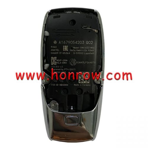 For Original Mercedes Benz 3 button remote key 2016+ with 434mhz FCCID:NBGDM4 A1679054203