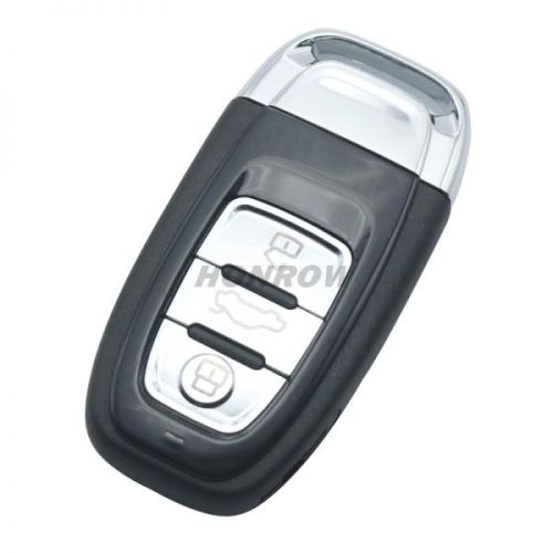 For Audi  3 button remote key shell with blade with stove-varnish cover