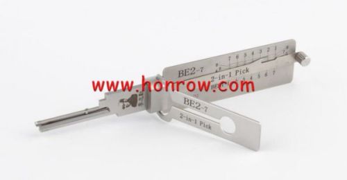 Original LISHI BE2-7 2in1 Tool  2 In 1 Door Locks Lock Pick Lock Smith Tool