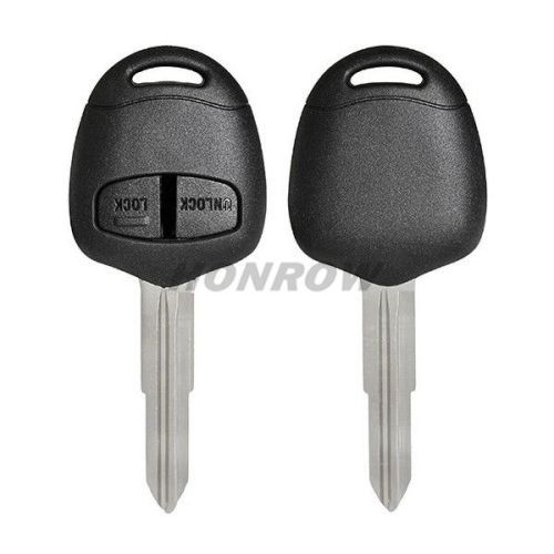 For high quality Mitsubishi 2 button remote key blank with left blade enhanced version