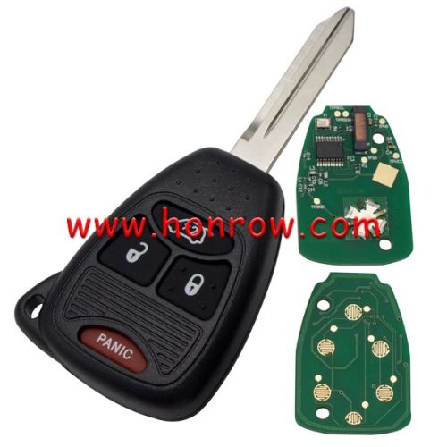 For Chrysler 3+1 button remote key with 433Mhz Two model FCCID-M3N5WY72XX (2004-2007)  FCCID:OHT692427AA (2006-2010) for you can choose