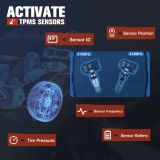 Autel MaxiTPMS TS508 TPMS Relearn Tool Program MX-Sensors(315/433 MHz), TPMS Reset, Read/Clear TPMS DTCs Upgraded of TS501 TS408