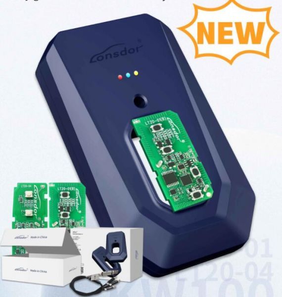 Lonsdor KW100 with 2pcs LT20 smart key for LT20 Key Gereration All Keys Lost & Adding Keys Package Includes: 1pc x Lonsdor KW100 1pc x USB cable 1pcs*LT20-01 1pcs*LT20-04