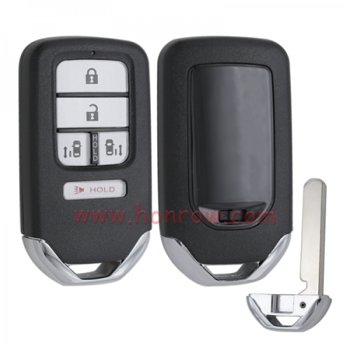 For Honda 4+1 button smart remote key blank