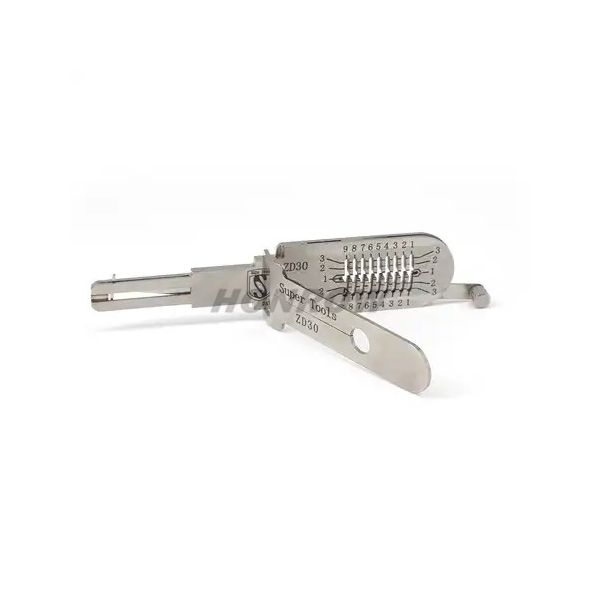 Original Super Auto 2 In1 Decoder And Lock Picks Tool ZD30