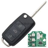 For VW 3 Button remote control 1KO959753G 433MHZ